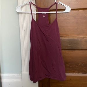 Garage Maroon Tank Top